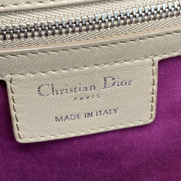 Dior Christian Tote Milly la Foret Beige Chain Shoulder Lambskin - Picture 9 of 15